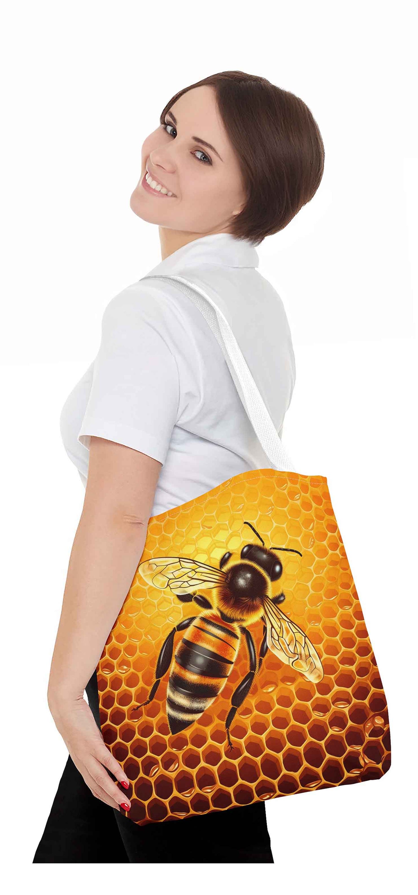 Amber Harmony Bee Tote Bag