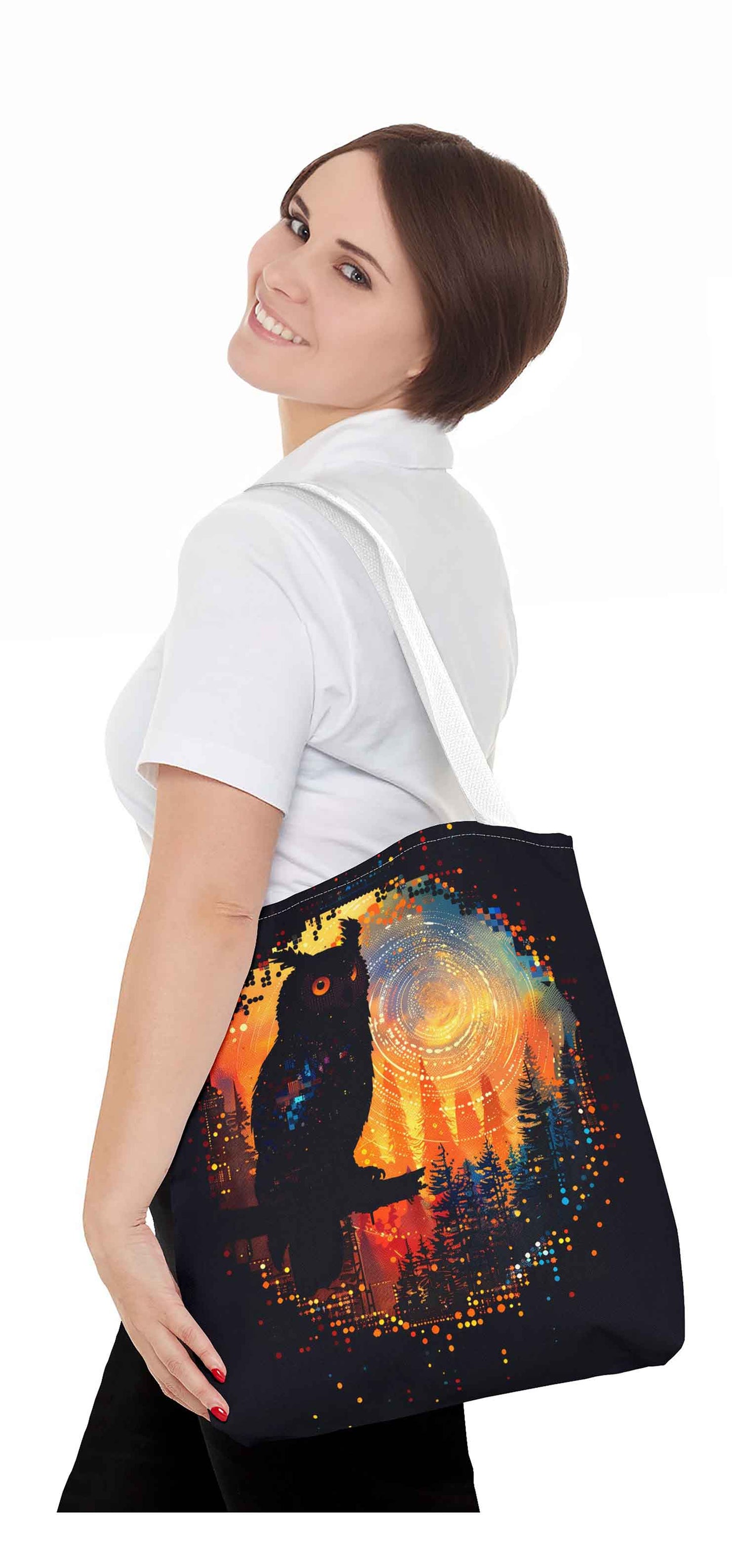 Twilight Owl Tote Bag