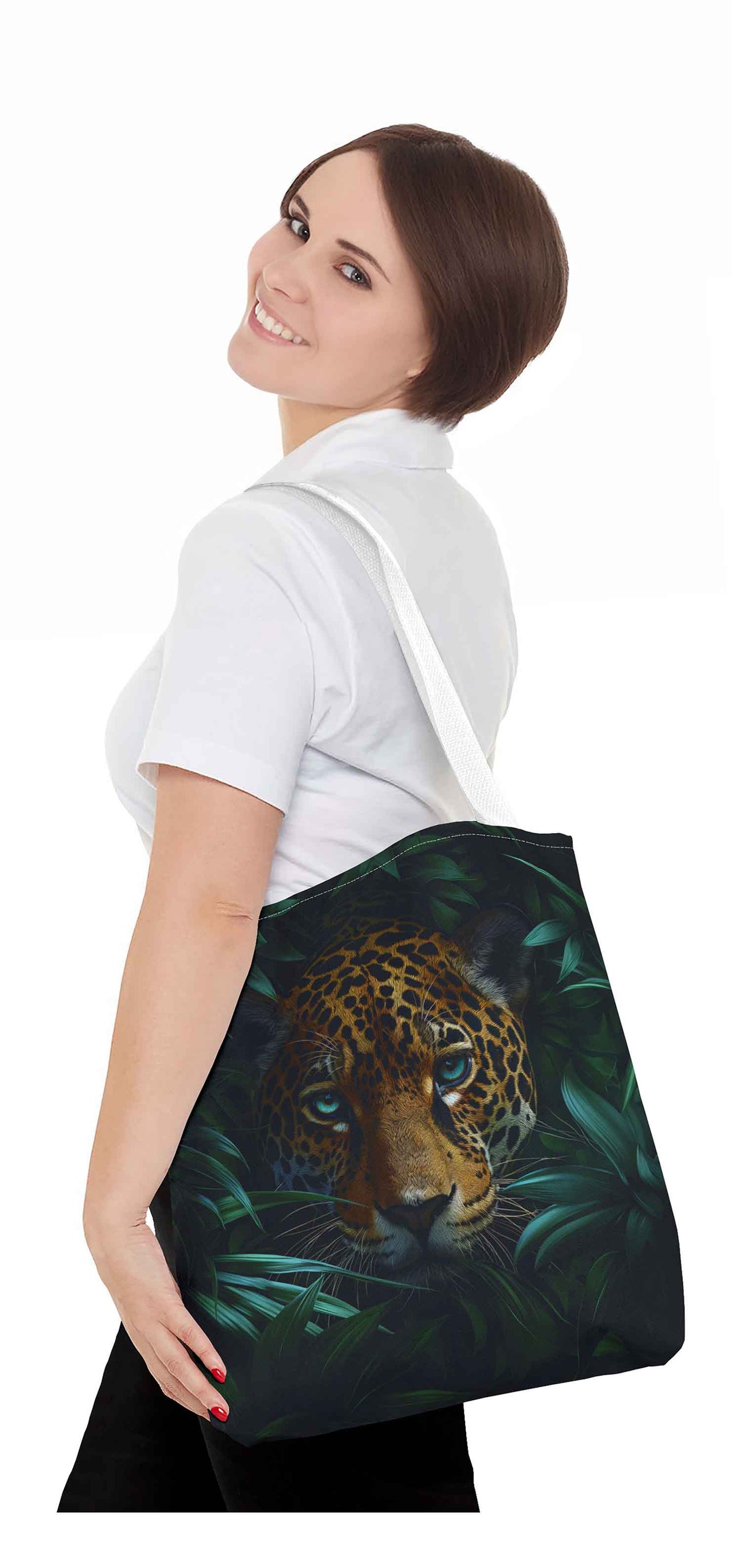 Jungle Stalker Jaguar Tote Bag