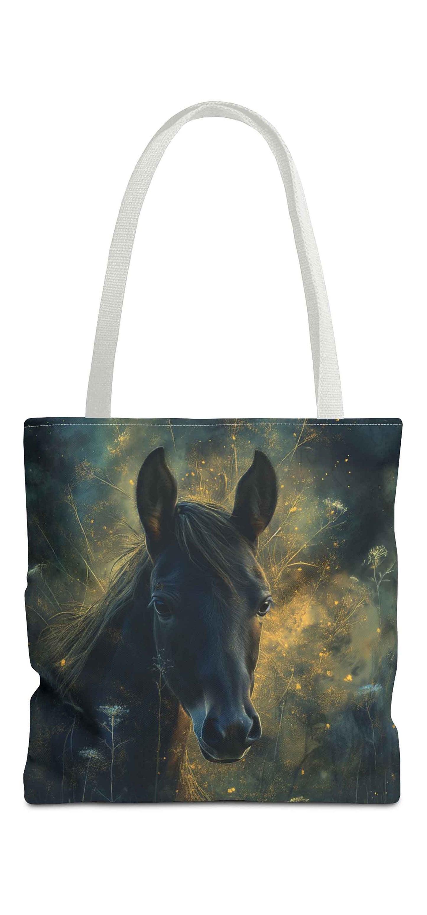Mystic Night Horse Tote Bag