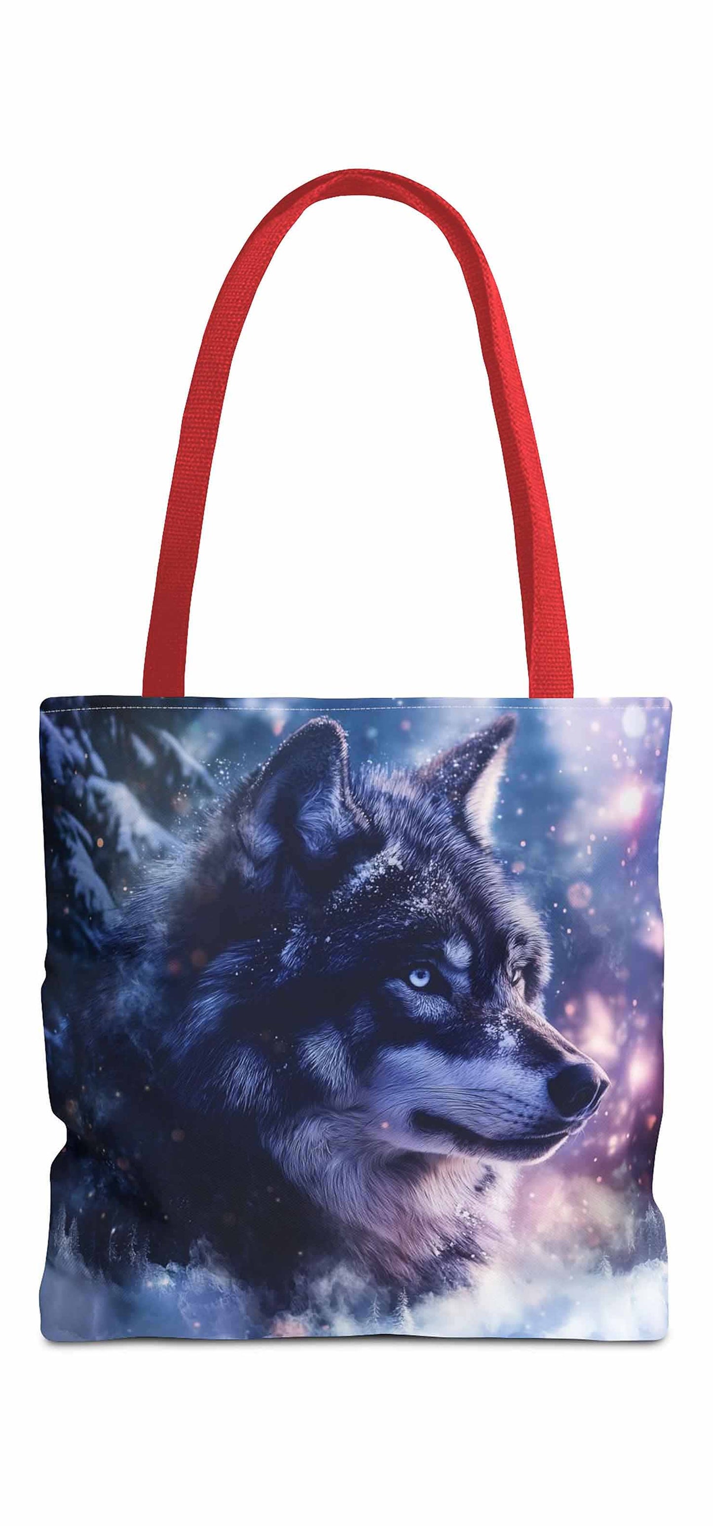 Frosted Wolf Tote Bag