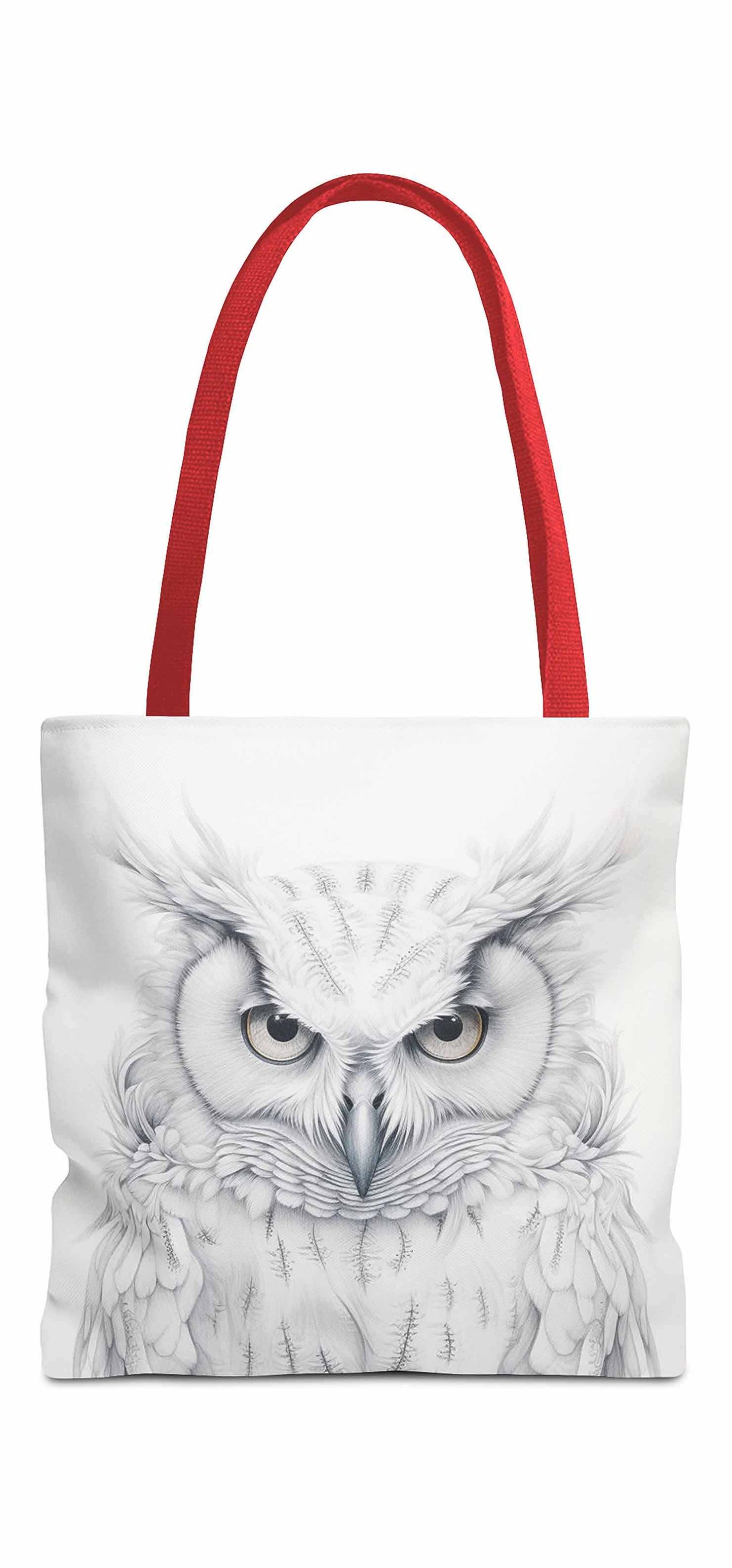 Winter Wisdom Owl Tote Bag