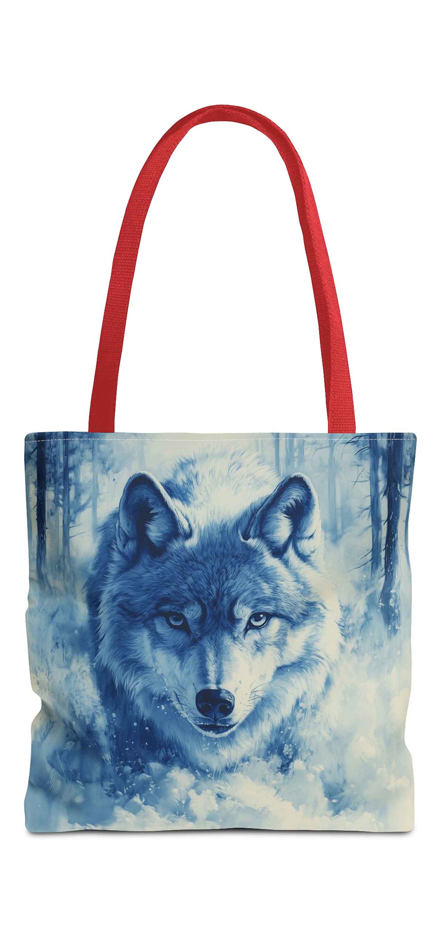 Eyes of the Winter Wolf Tote Bag