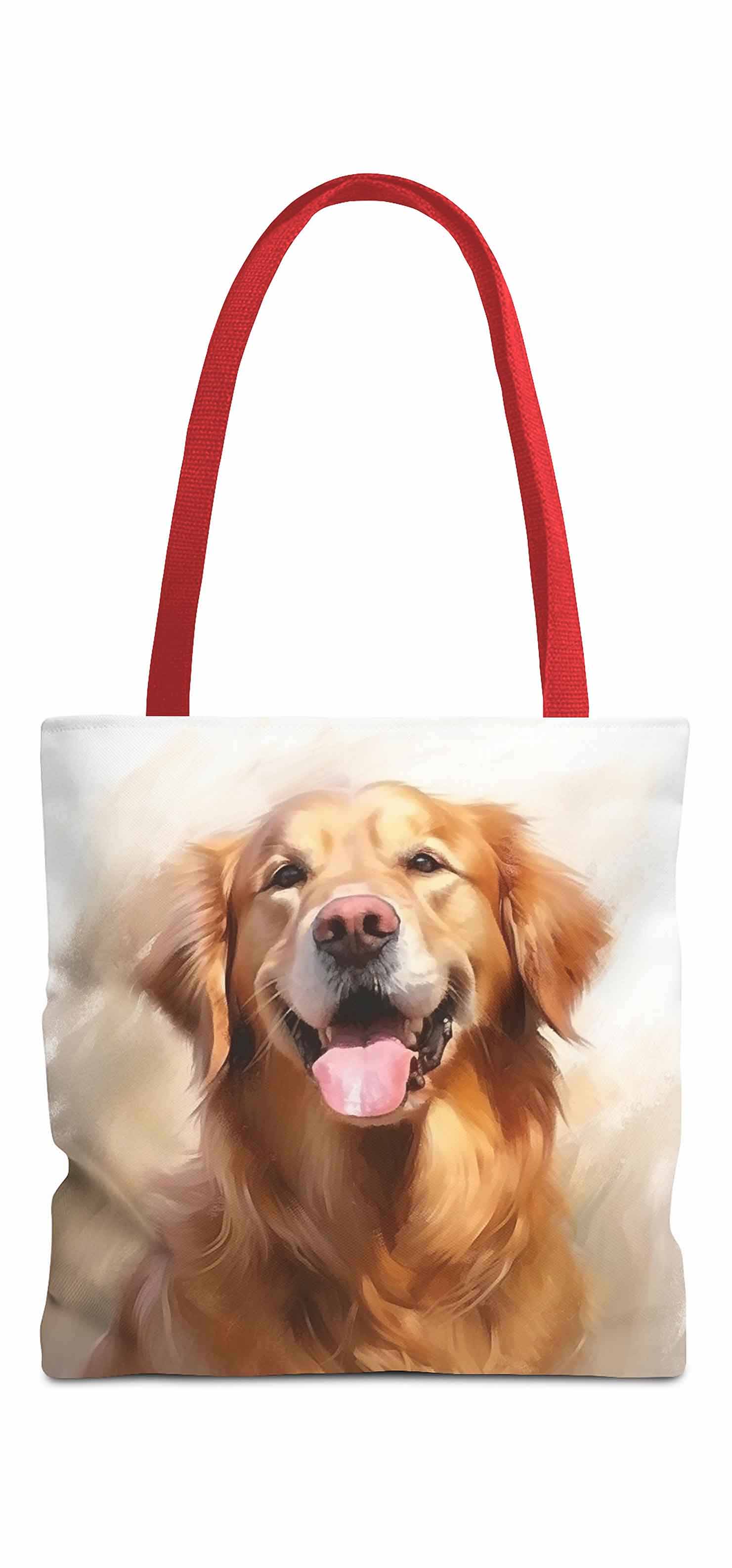 Golden retriever tote bag best sale