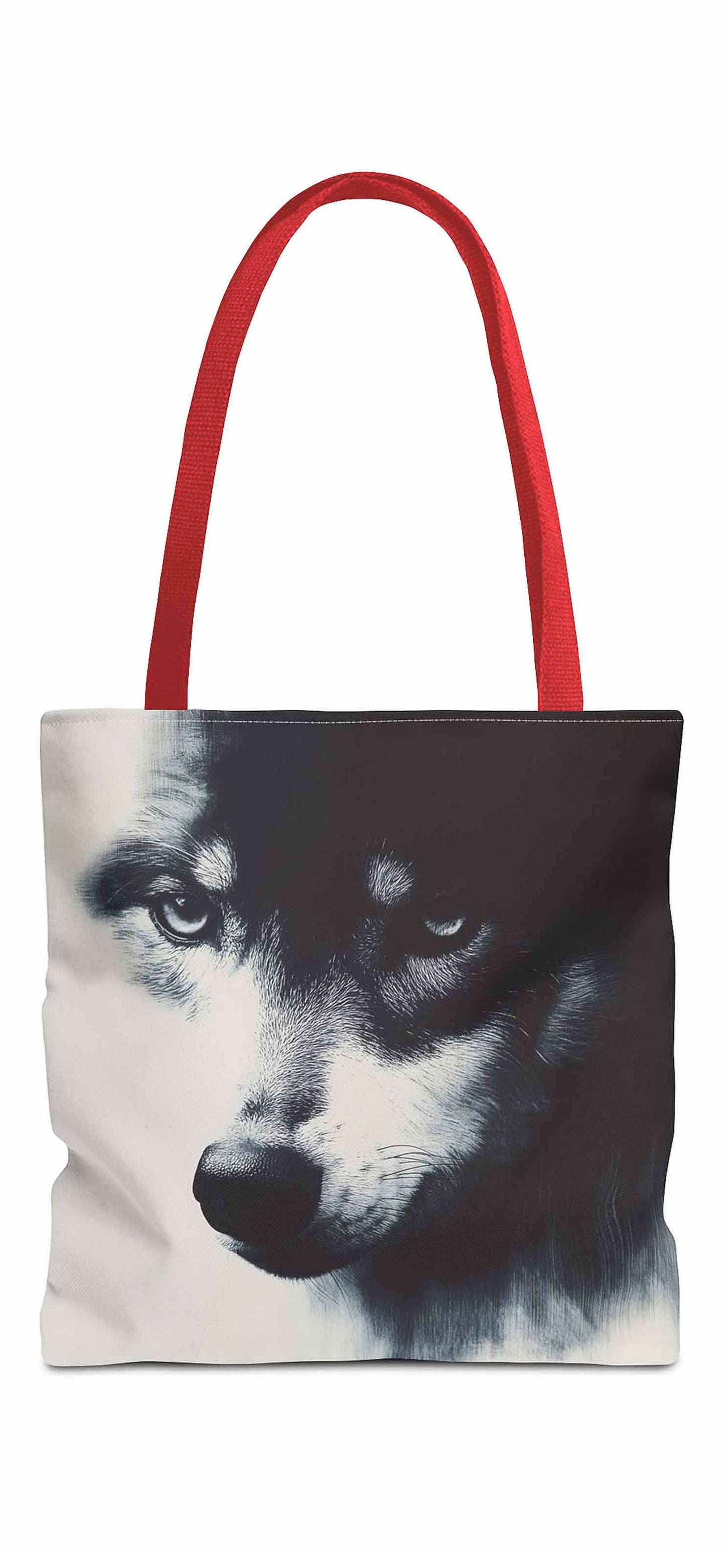 Stare of the Wild Wolf Tote Bag