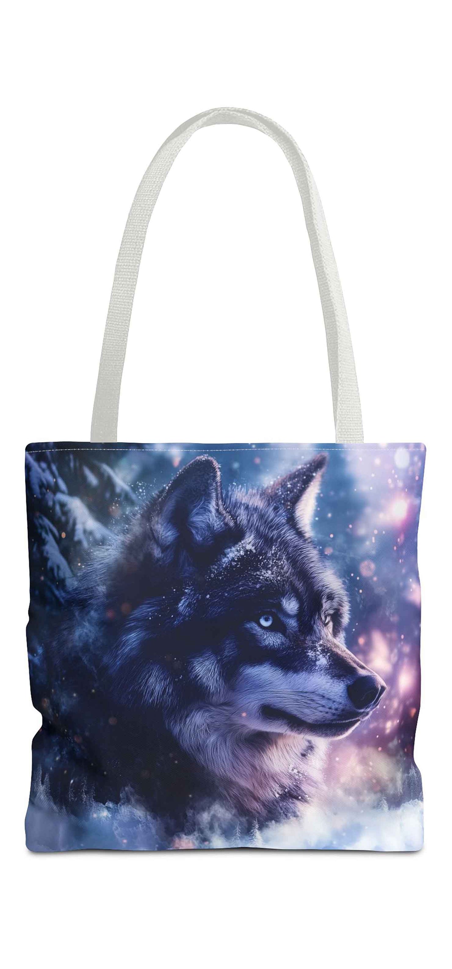 Frosted Wolf Tote Bag