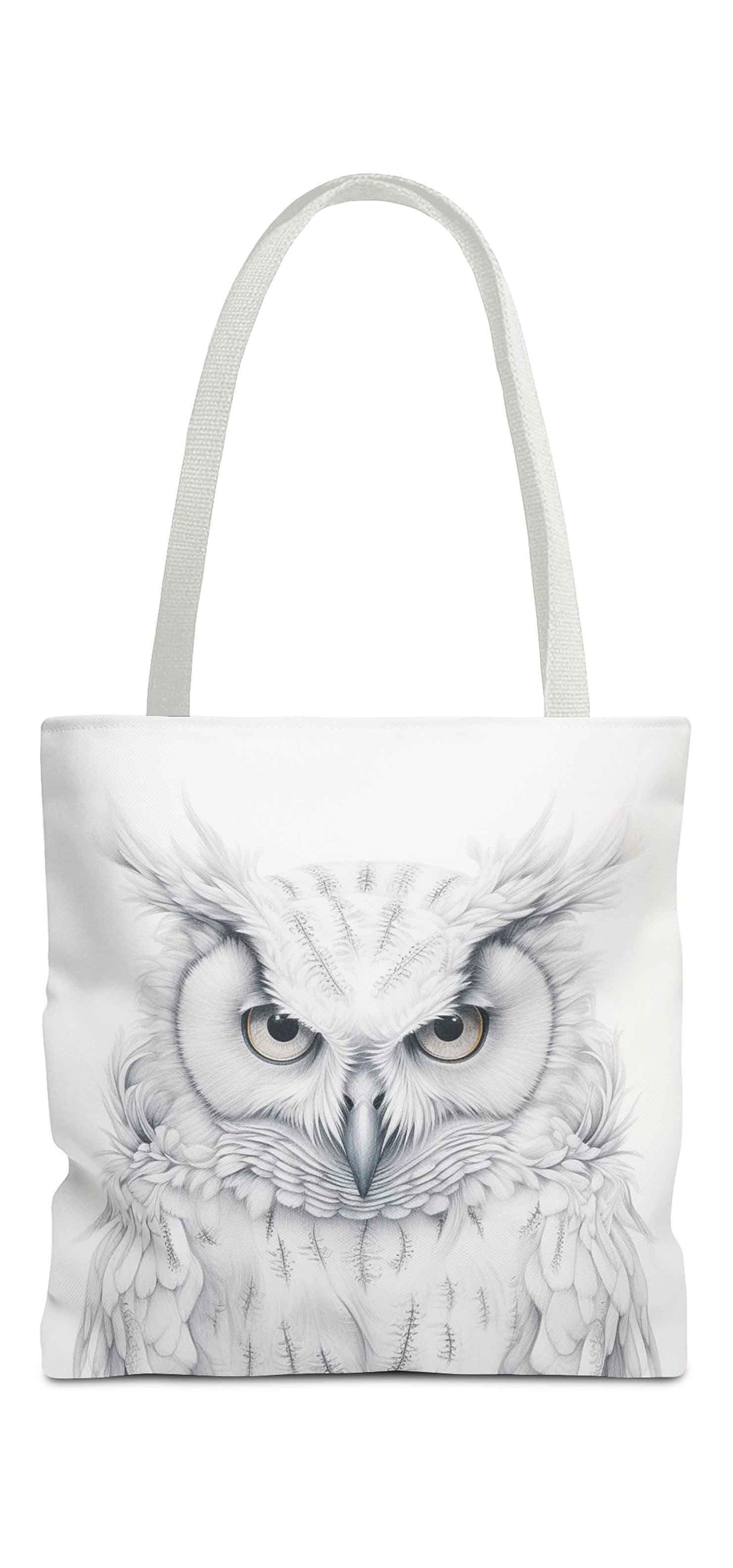 Winter Wisdom Owl Tote Bag