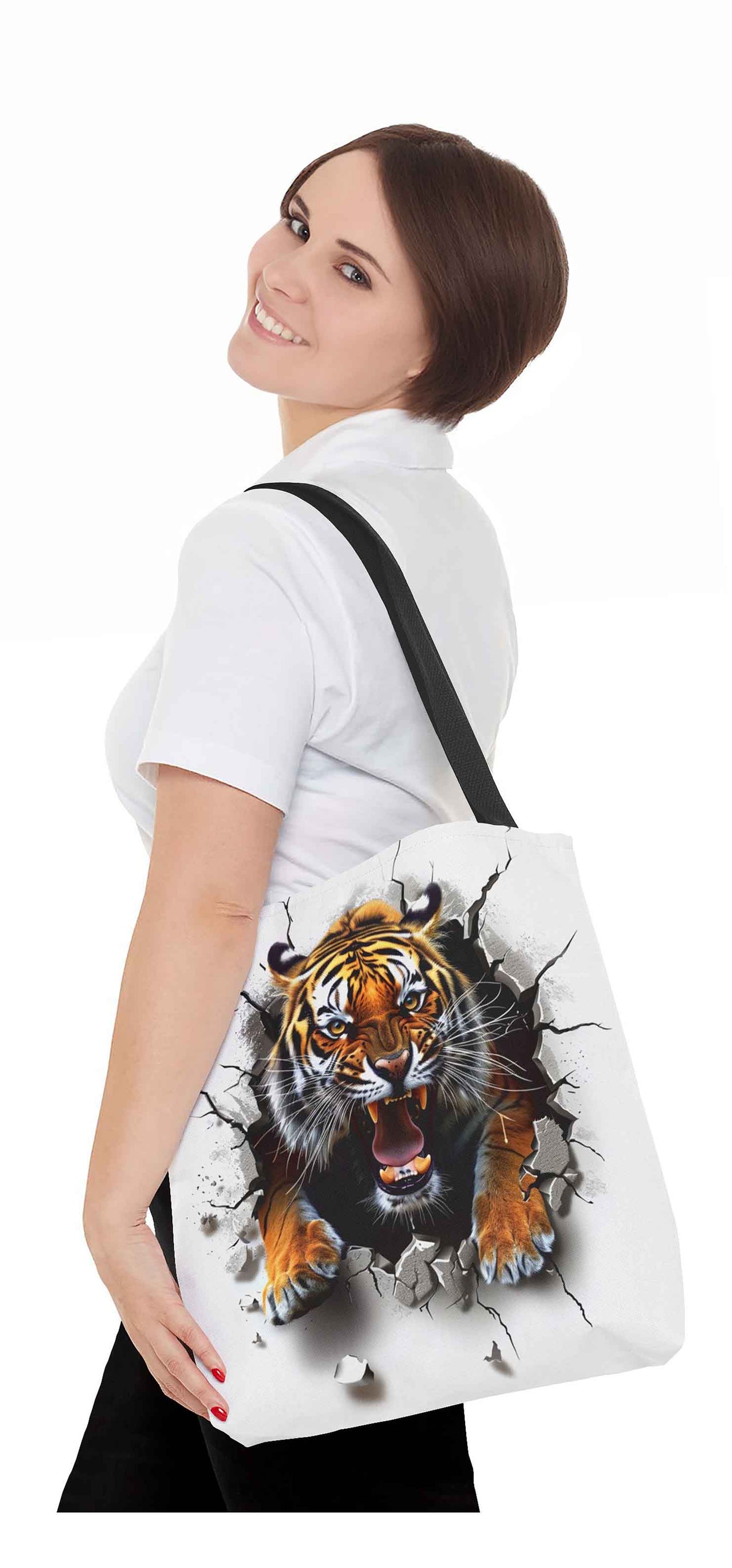 Tiger Breakout Tote Bag