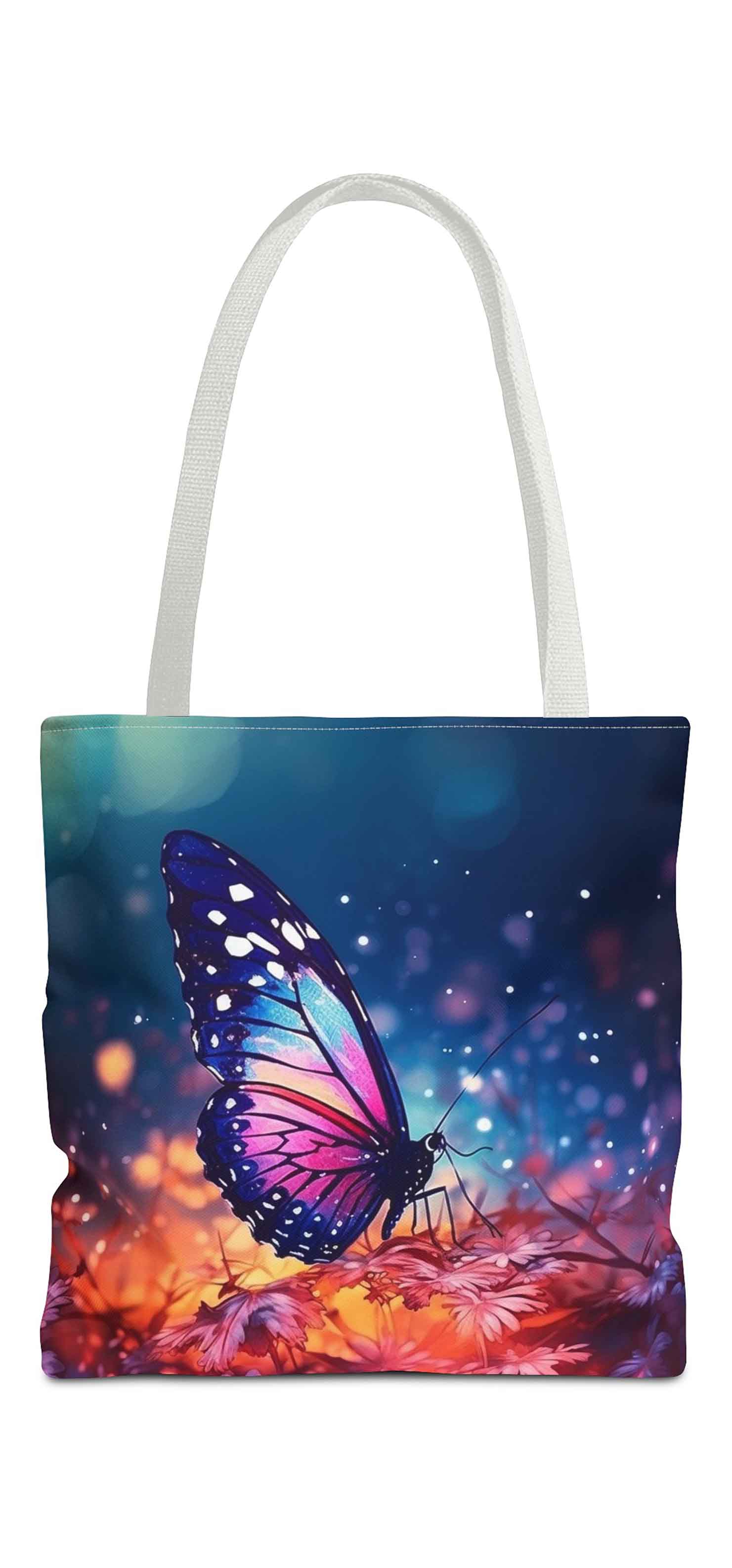 Bingo Tote Bag - Filligree Flutter Butterfly Print - Your Choice- store Handmade Fully Lined w/Pockets