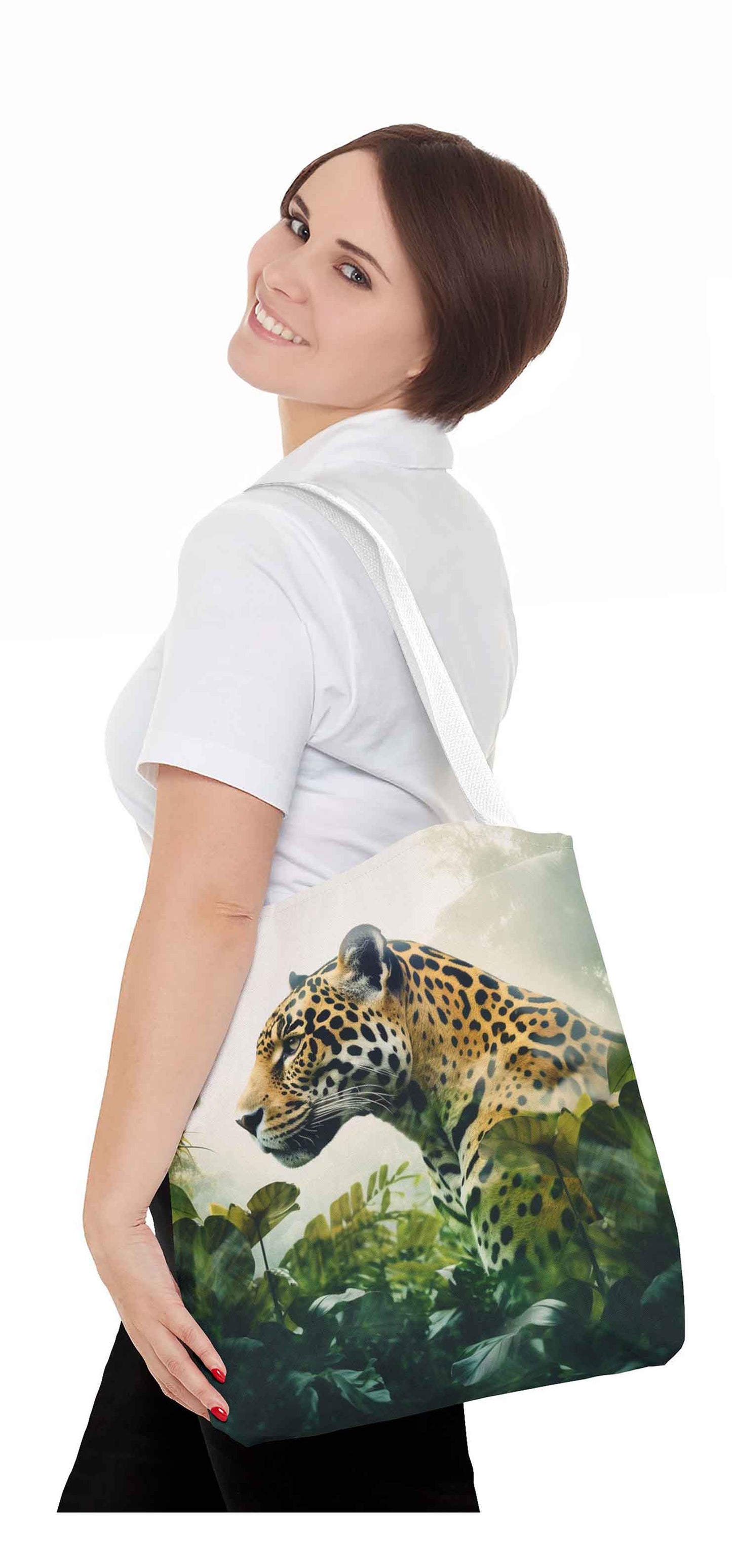 Jungle Majesty Jaguar Tote Bag